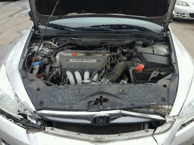 1HGCM56457A013289 - 2007 HONDA ACCORD LX SILVER photo 7