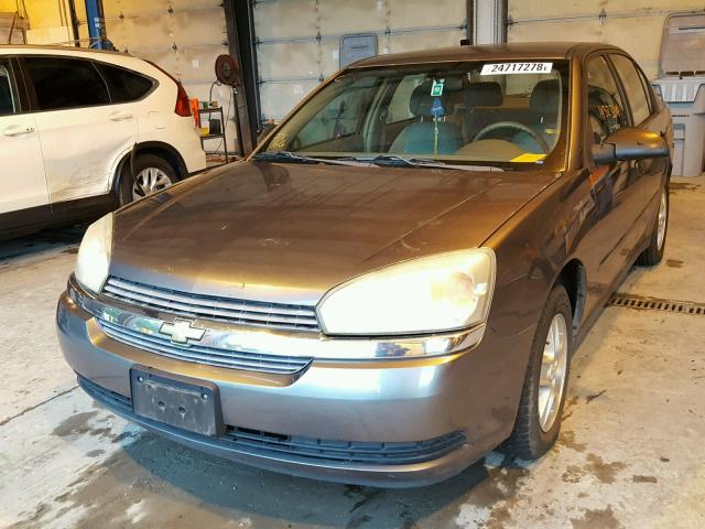 1G1ZT52845F315265 - 2005 CHEVROLET MALIBU LS GRAY photo 2