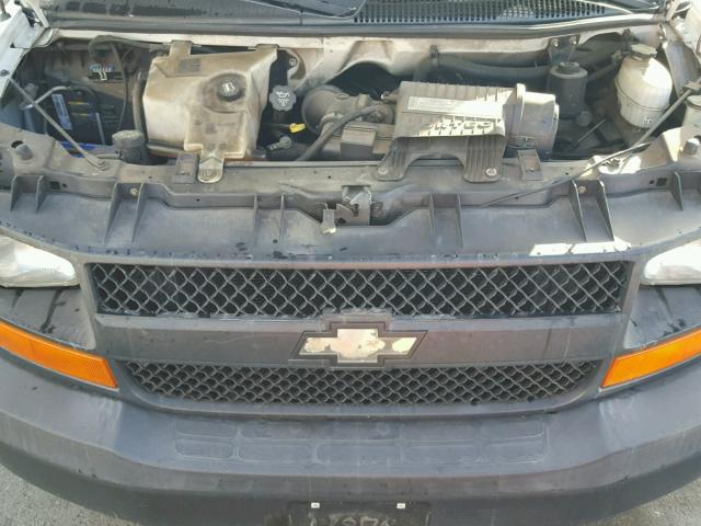 1GCGG25V861179806 - 2006 CHEVROLET EXPRESS G2 WHITE photo 7