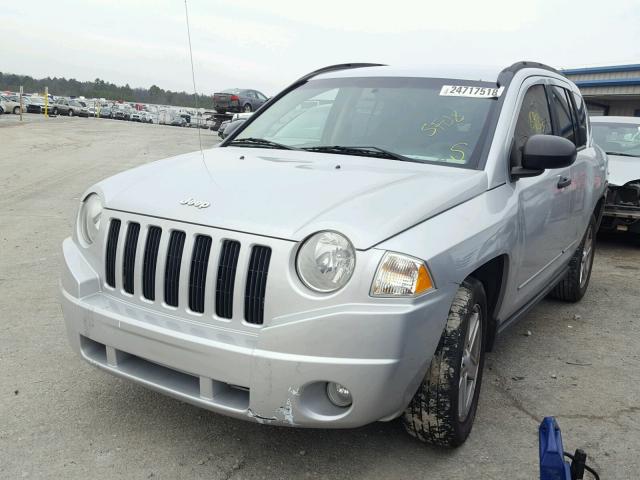 1J8FT47058D649613 - 2008 JEEP COMPASS SP SILVER photo 2