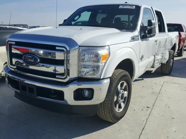 1FT7W2BT9GED11505 - 2016 FORD F250 SUPER WHITE photo 2