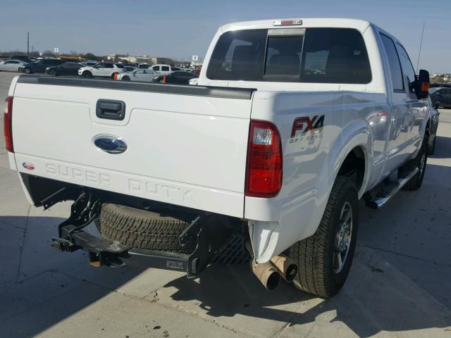 1FT7W2BT9GED11505 - 2016 FORD F250 SUPER WHITE photo 4