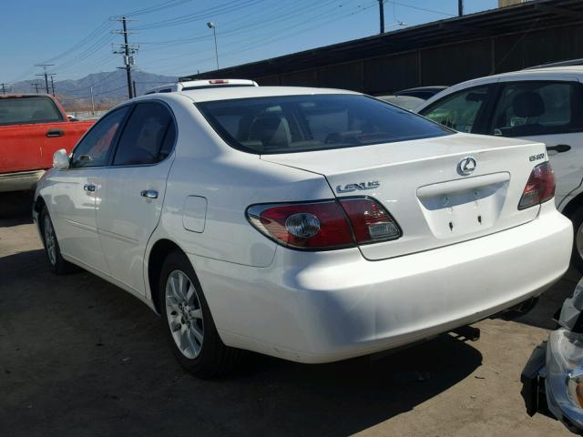 JTHBF30G020057483 - 2002 LEXUS ES 300 WHITE photo 3