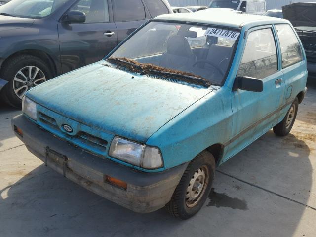 KNJPT05H6P6145911 - 1993 FORD FESTIVA L BLUE photo 2