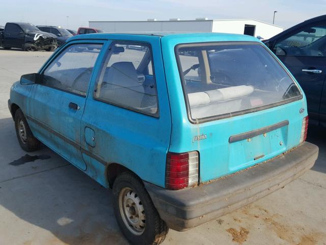 KNJPT05H6P6145911 - 1993 FORD FESTIVA L BLUE photo 3