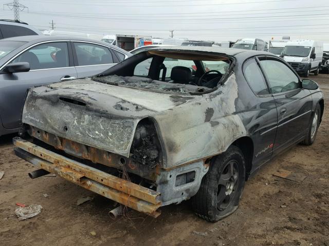 2G1WX12K7Y9278818 - 2000 CHEVROLET MONTE CARL 黑色 照片 4