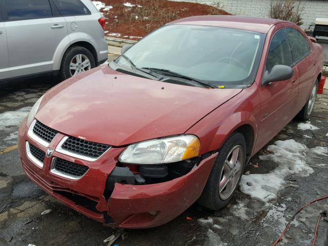 1B3EL46RX5N542518 - 2005 DODGE STRATUS SX RED photo 2