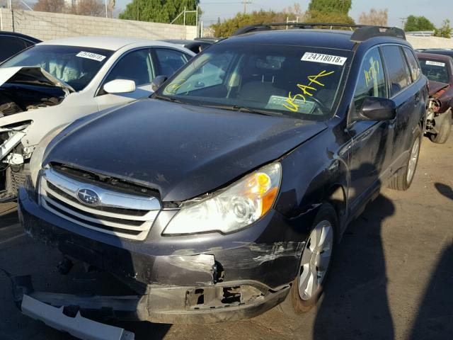 4S4BRBCC5B3408054 - 2011 SUBARU OUTBACK 2. GRAY photo 2