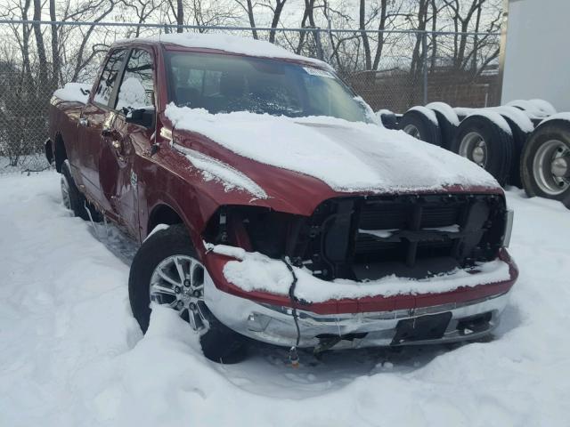 1C6RR7GGXES268467 - 2014 RAM 1500 SLT BURGUNDY photo 1