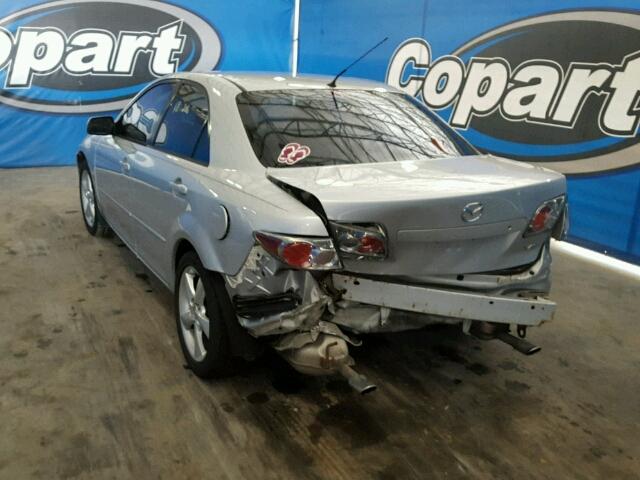 1YVHP80DX65M32696 - 2006 MAZDA MAZDA6S SILVER photo 3