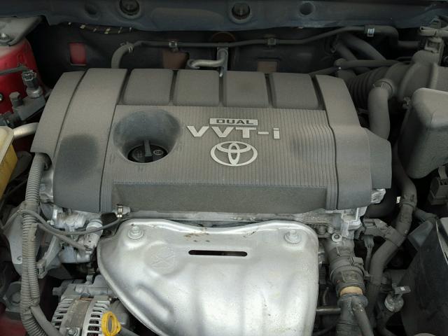 2T3ZF33V89W014526 - 2009 TOYOTA RAV4 RED photo 7