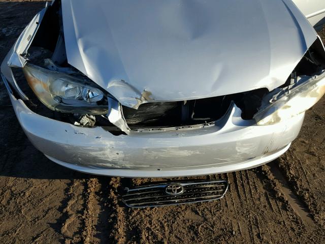 2T1BR32E77C787215 - 2007 TOYOTA COROLLA CE SILVER photo 9