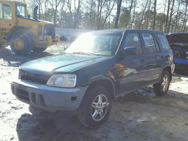 JHLRD186XXC056193 - 1999 HONDA CR-V EX GREEN photo 2