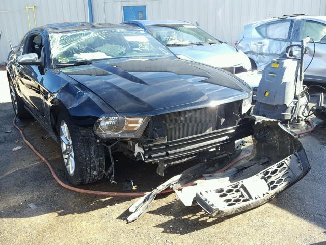 1ZVBP8AM3B5146321 - 2011 FORD MUSTANG BLACK photo 1