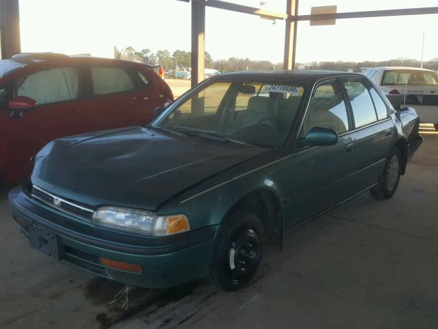 1HGCB7554PA153989 - 1993 HONDA ACCORD LX GREEN photo 2