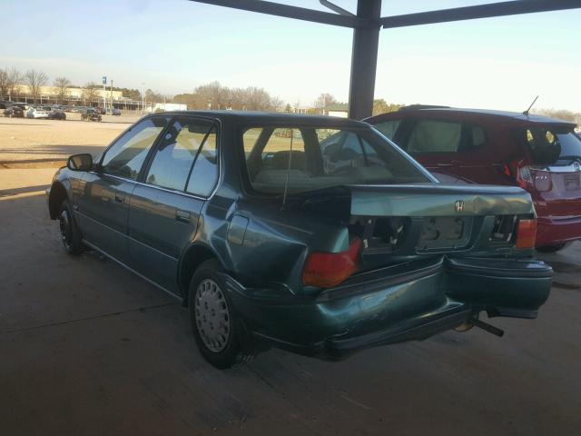 1HGCB7554PA153989 - 1993 HONDA ACCORD LX GREEN photo 3