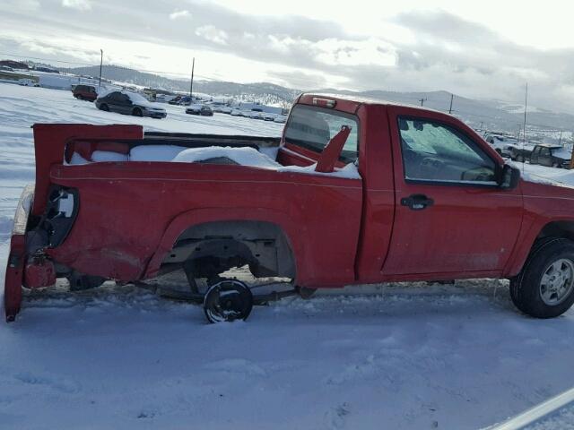 1GCDT149278207119 - 2007 CHEVROLET COLORADO RED photo 9