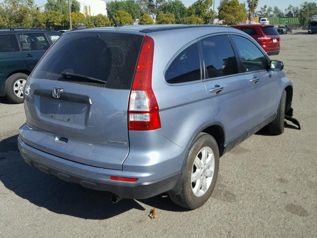 5J6RE3H44BL011709 - 2011 HONDA CR-V SE BLUE photo 4