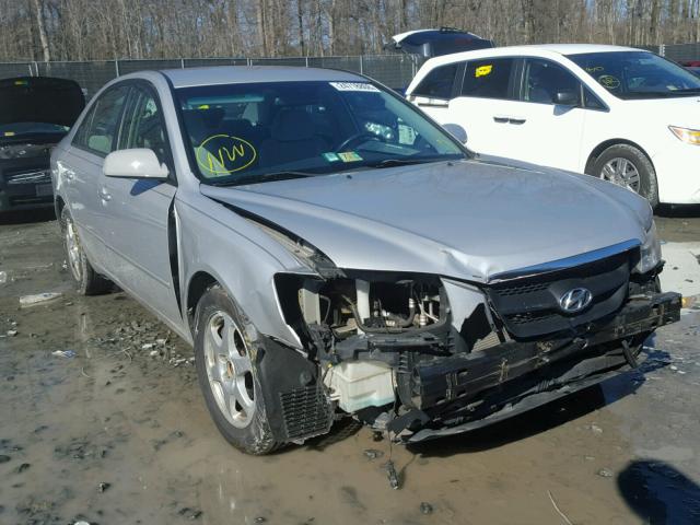 5NPEU46F46H001239 - 2006 HYUNDAI SONATA GLS SILVER photo 1