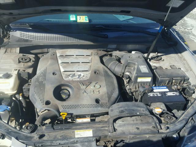 5NPEU46F46H001239 - 2006 HYUNDAI SONATA GLS SILVER photo 7