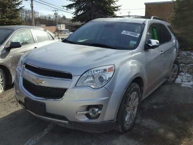 2GNFLGE50C6174202 - 2012 CHEVROLET EQUINOX LT SILVER photo 2