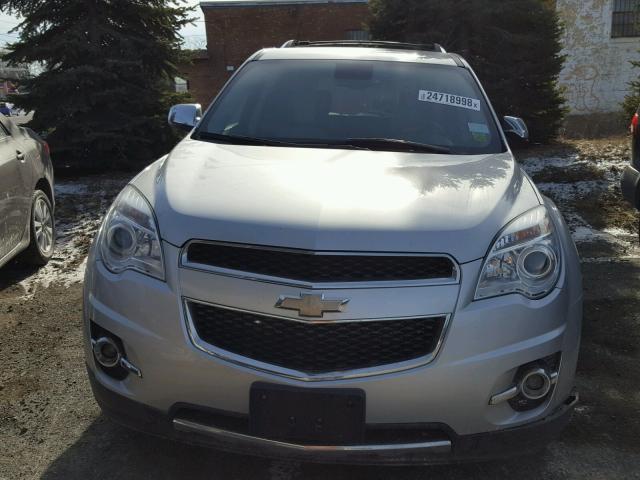 2GNFLGE50C6174202 - 2012 CHEVROLET EQUINOX LT SILVER photo 9