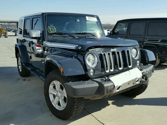 1C4BJWEG5HL631383 - 2017 JEEP WRANGLER U GRAY photo 1