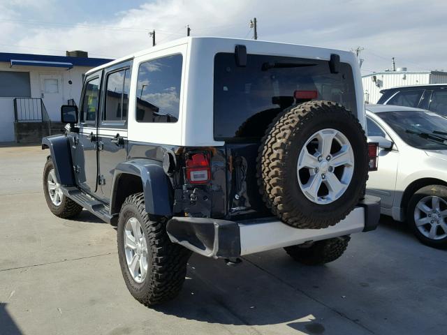 1C4BJWEG5HL631383 - 2017 JEEP WRANGLER U GRAY photo 3