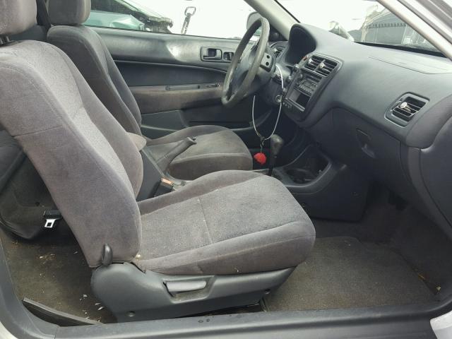 1HGEJ8245YL072941 - 2000 HONDA CIVIC EX ვერცხლისფერი ფოტო 5