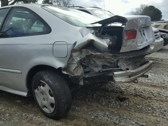 1HGEJ8245YL072941 - 2000 HONDA CIVIC EX ვერცხლისფერი ფოტო 9