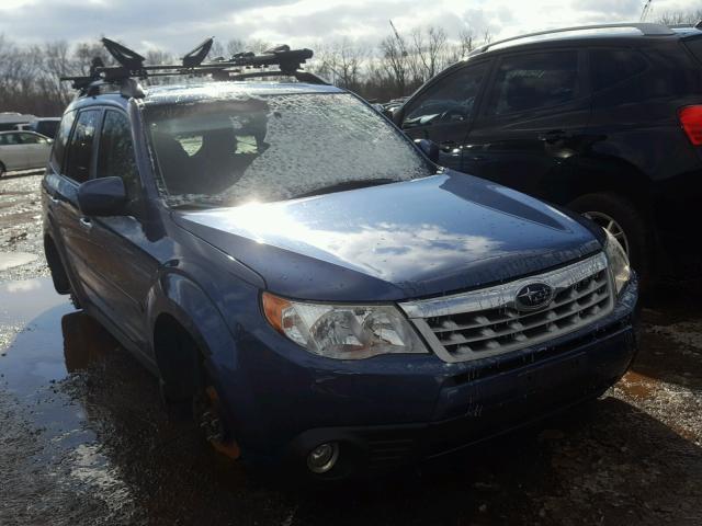 JF2SHAEC8DH403307 - 2013 SUBARU FORESTER L BLUE photo 1