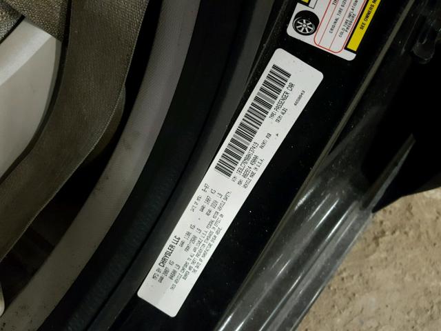 1B3LC76M88N137419 - 2008 DODGE AVENGER R/ BLACK photo 10