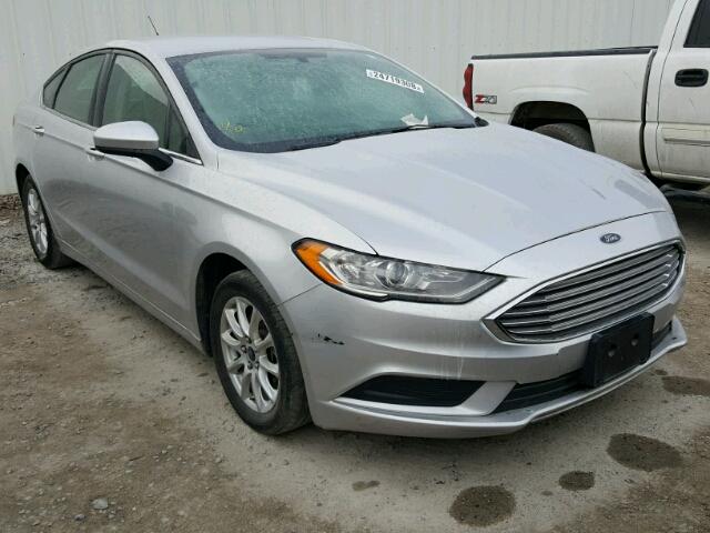 3FA6P0G73HR273752 - 2017 FORD FUSION S SILVER photo 1