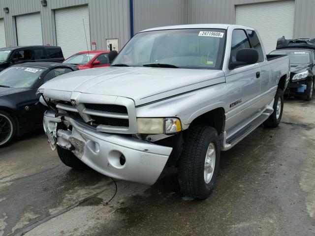 1B7HF13Z31J553335 - 2001 DODGE RAM 1500 SILVER photo 2