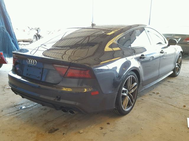 WAUWFAFC9HN010831 - 2017 AUDI S7 PREMIUM GRAY photo 4