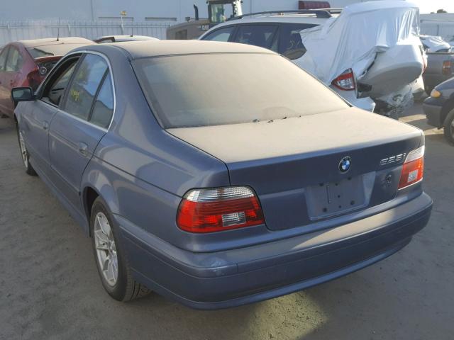 WBADT434X3G023406 - 2003 BMW 525 BLUE photo 3