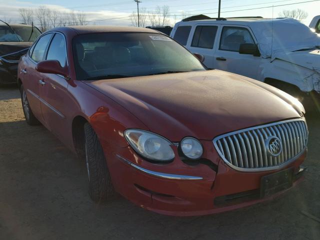 2G4WD582981196288 - 2008 BUICK LACROSSE C RED photo 1