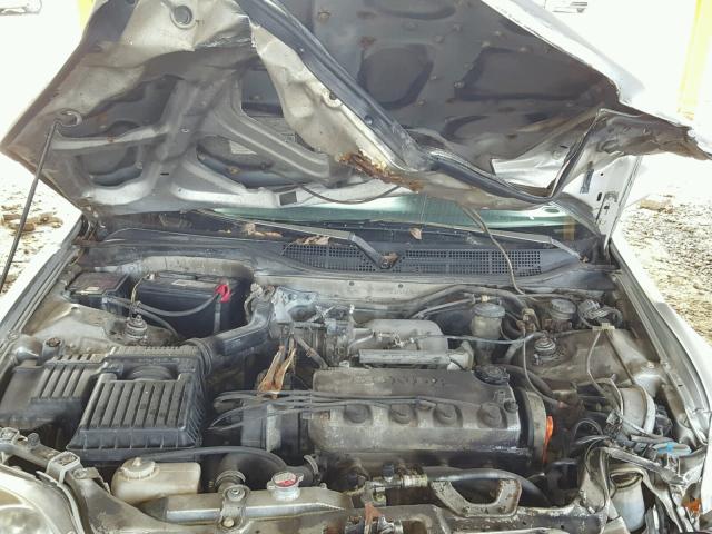 1HGEJ8140TL026623 - 1996 HONDA CIVIC EX ვერცხლისფერი ფოტო 7