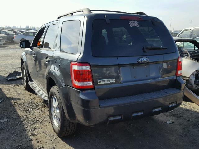 1FMCU03138KA24228 - 2008 FORD ESCAPE XLT GRAY photo 3