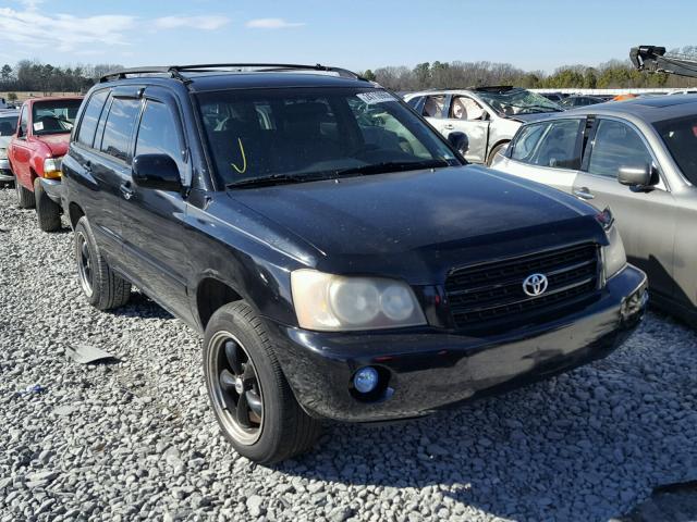 JTEGF21A320049028 - 2002 TOYOTA HIGHLANDER BLACK photo 1