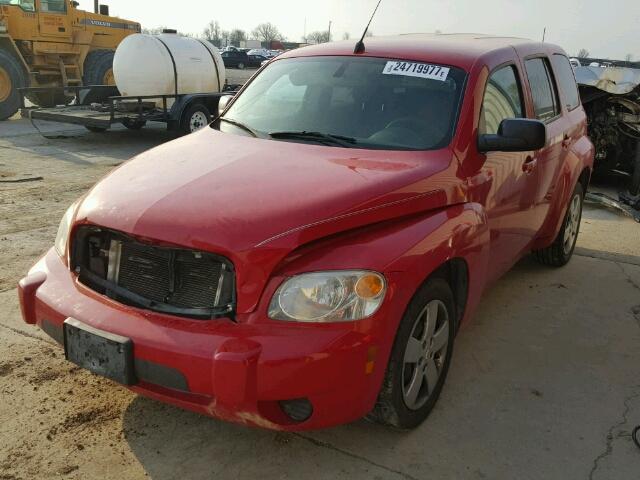 3GNBAADB4AS572844 - 2010 CHEVROLET HHR LS RED photo 2