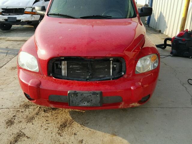 3GNBAADB4AS572844 - 2010 CHEVROLET HHR LS RED photo 9