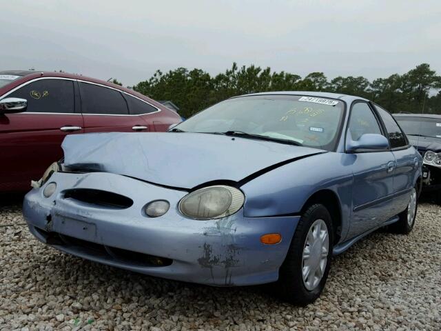 1FAFP52U7WA128635 - 1998 FORD TAURUS LX BLUE photo 2