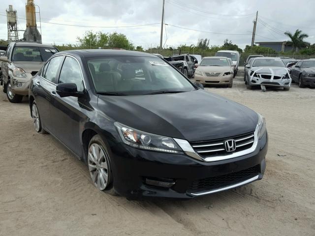 1HGCR2F80EA210936 - 2014 HONDA ACCORD EXL BLACK photo 1