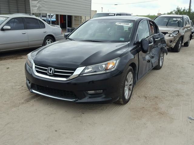 1HGCR2F80EA210936 - 2014 HONDA ACCORD EXL BLACK photo 2