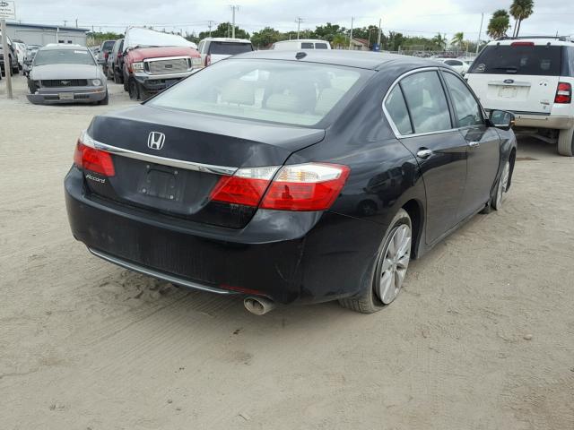 1HGCR2F80EA210936 - 2014 HONDA ACCORD EXL BLACK photo 4