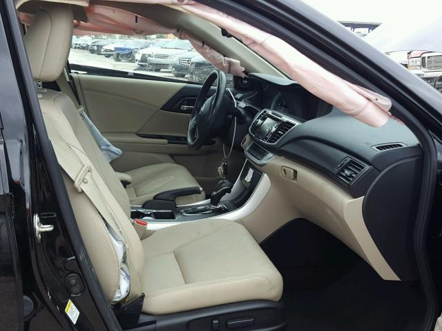 1HGCR2F80EA210936 - 2014 HONDA ACCORD EXL BLACK photo 5