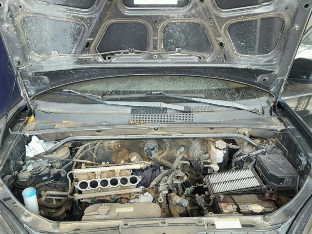 KM8JN72D95U062054 - 2005 HYUNDAI TUCSON GLS BLACK photo 7