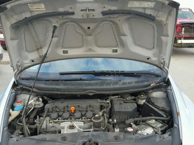 2HGFG12687H572051 - 2007 HONDA CIVIC LX SILVER photo 7