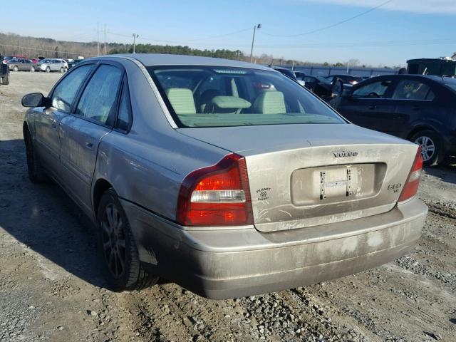 YV1TS91D521255909 - 2002 VOLVO S80 T6 TUR SILVER photo 3